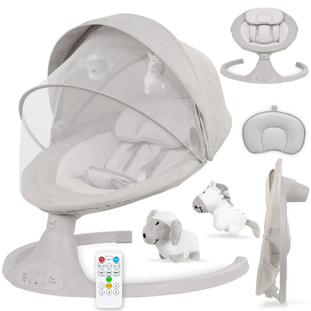 Шезлонг - качели Kidwell Luxi light melang